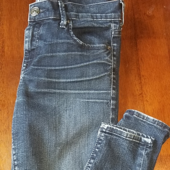 Express Dark Wash Skinny Jeans - Picture 2 of 3